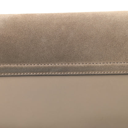 Chloe Suede Calfskin Small Faye Shoulder Bag Motty Grey 13 of 15