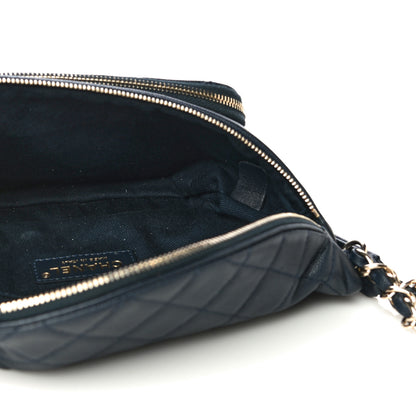 Chanel Caviar Quilted Business Affinity Waist Belt Bag Navy 5 of 14