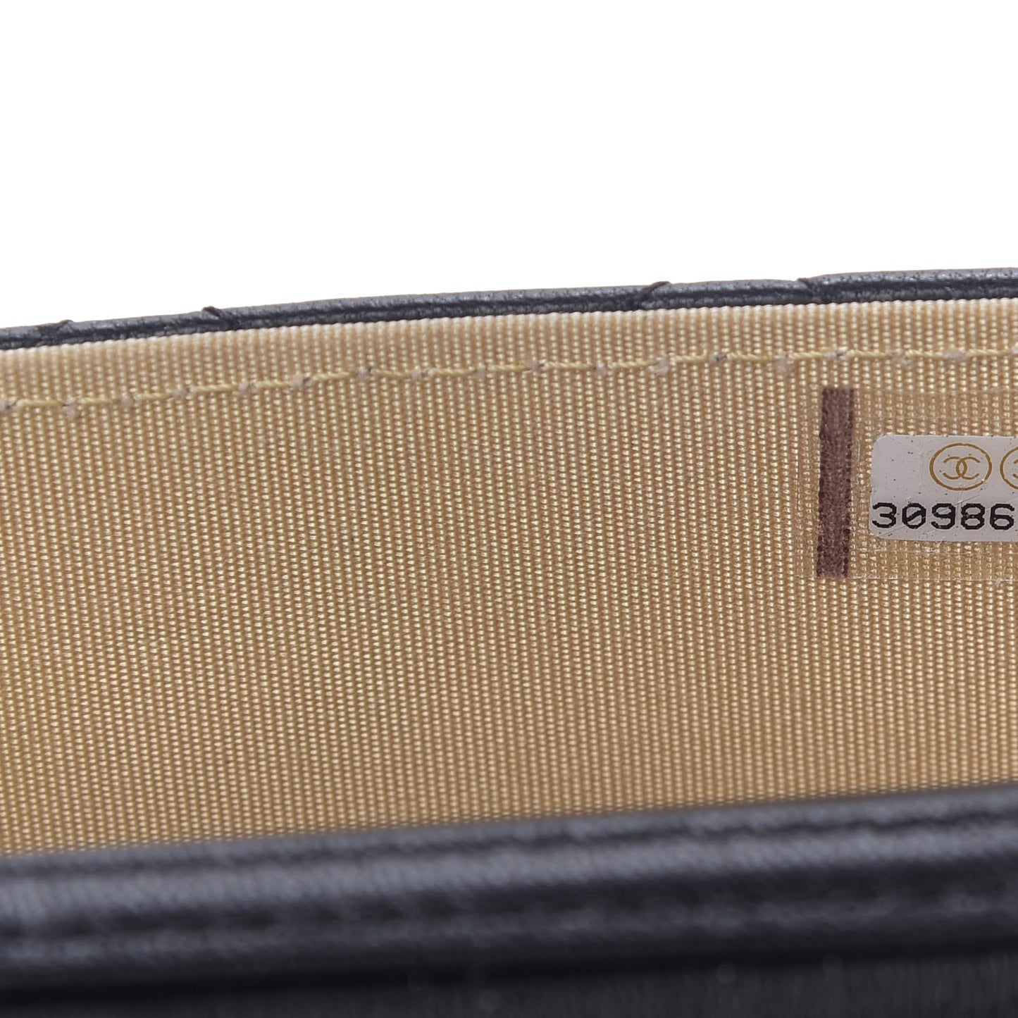 Lambskin Quilted Pearl Crush Clutch With Chain Black