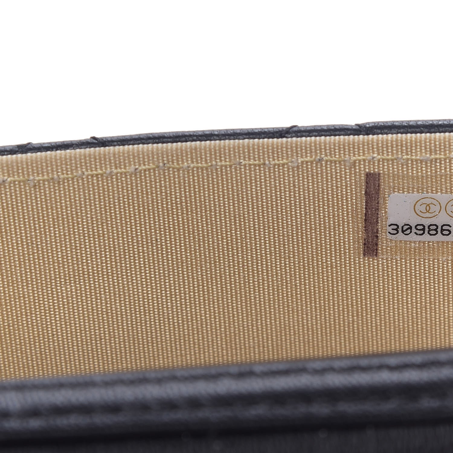 Chanel Lambskin Quilted Pearl Crush Clutch With Chain Black 10 of 11