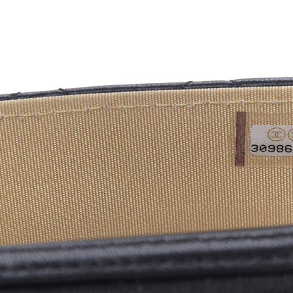 Chanel Lambskin Quilted Pearl Crush Clutch With Chain Black 10 of 11