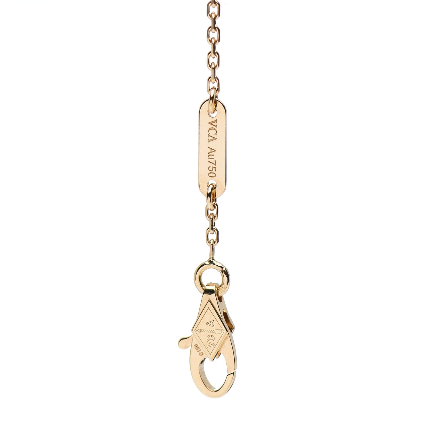 18K Yellow Gold Mother of Pearl Sweet Alhambra Butterfly Bracelet