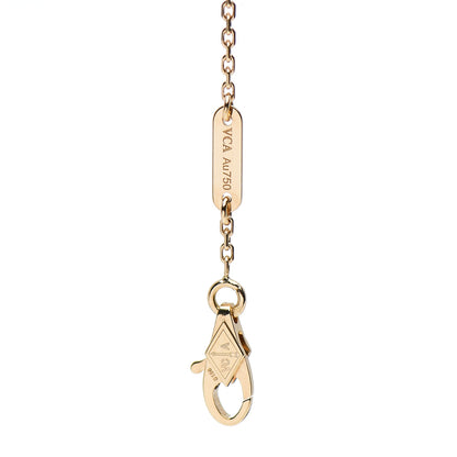 Van Cleef & Arpels 18K Yellow Gold Mother of Pearl Sweet Alhambra Butterfly Bracelet 3 of 4