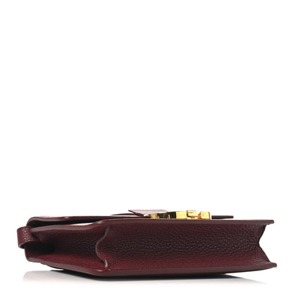 Christian Dior Grained Calfskin 30 Montaigne Flap Bag Red Brick 4 of 10