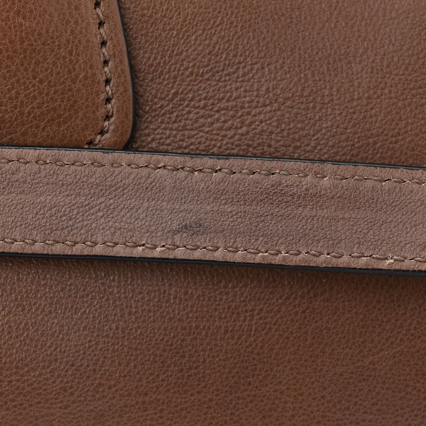 Glace Calf Twin Pocket Tote Argilla