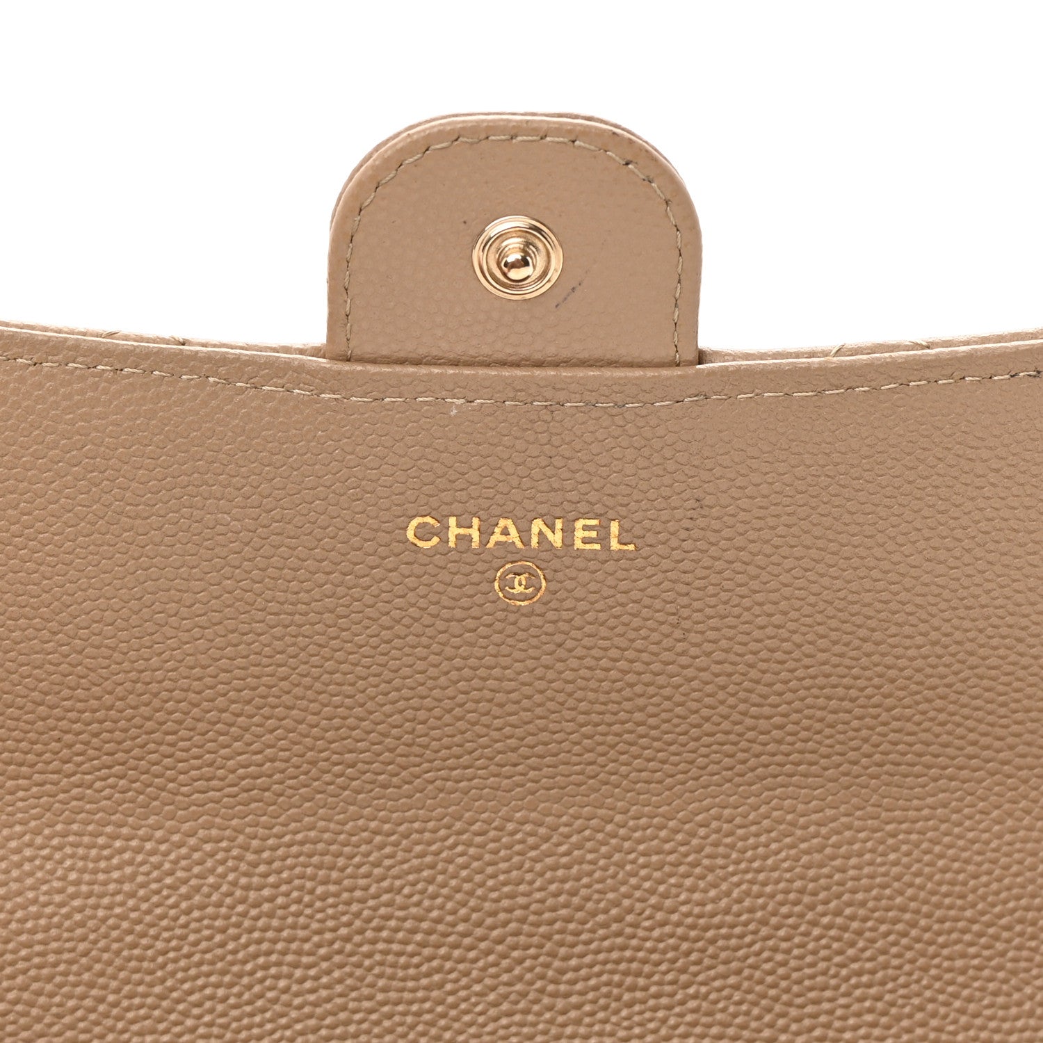 Chanel Caviar Quilted Long Flap Wallet Beige 6 of 15