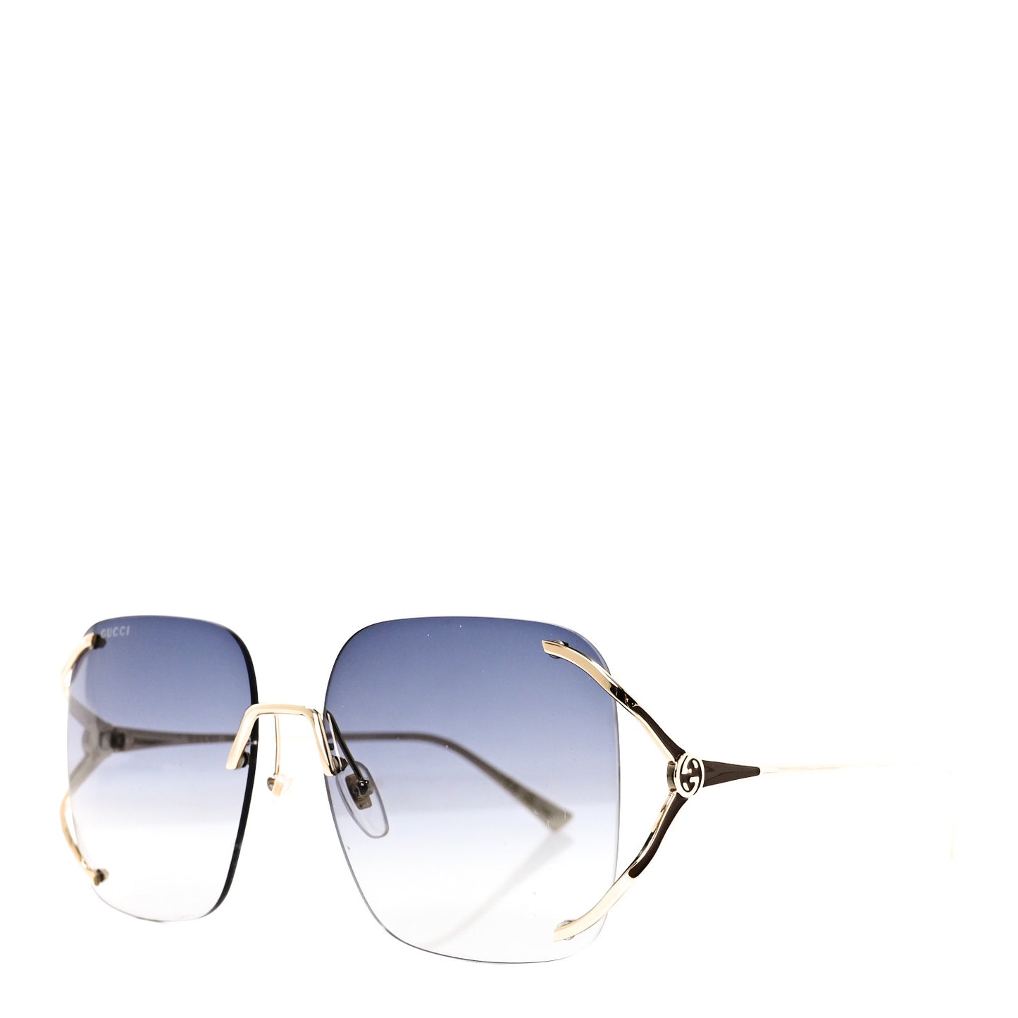 Oversized Sunglasses GG0646S Gold Black