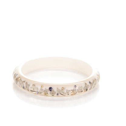 Louis Vuitton Resin Swarovski Small Inclusion Bracelet PM White 3 of 4