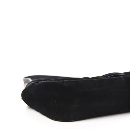 Gucci Velvet Matelasse Mini GG Marmont Shoulder Bag Black 6 of 10