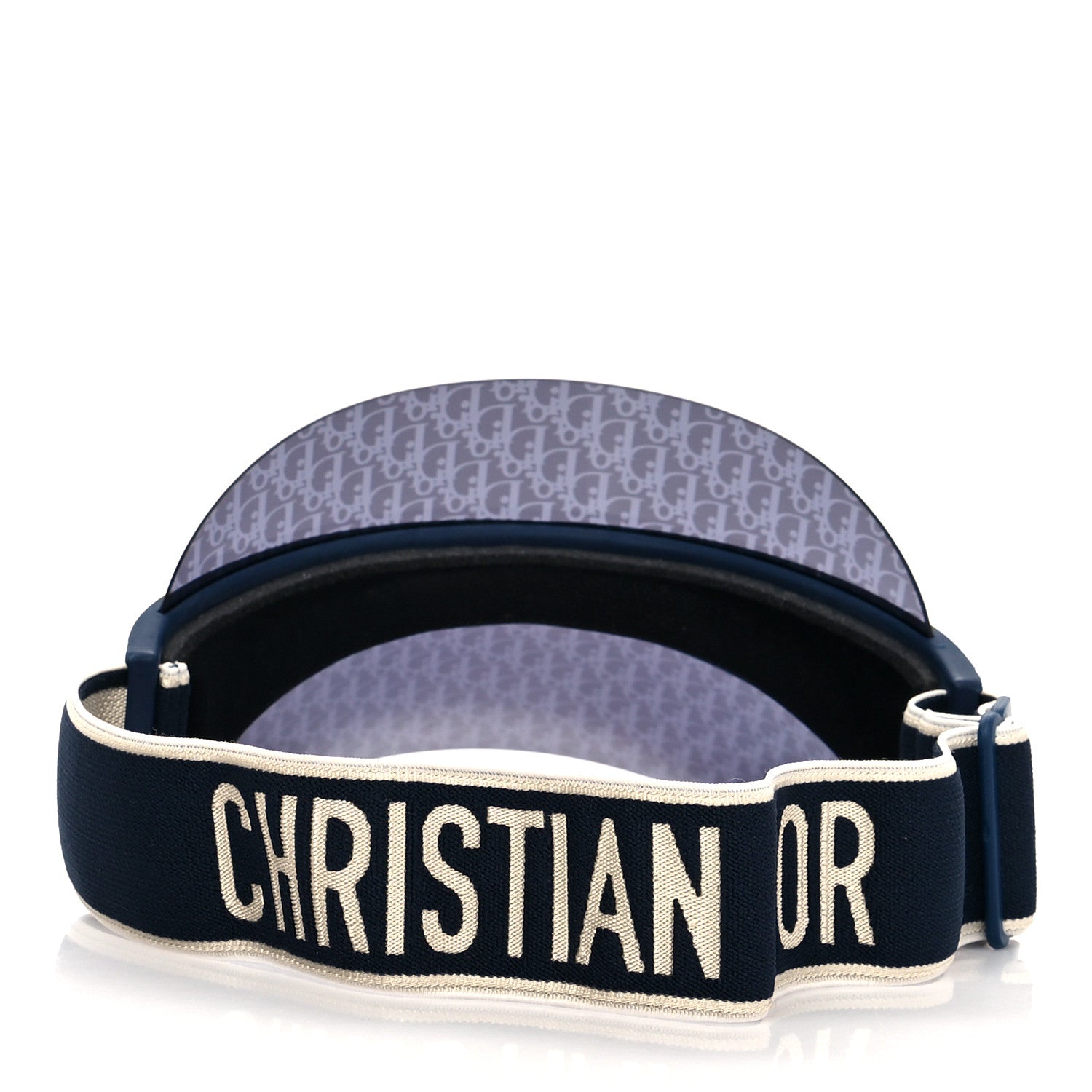 Christian Dior Oblique DiorClub V1U Sun Visor Blue 5 of 7