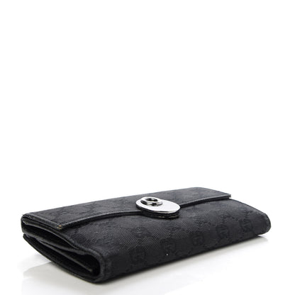 Gucci Monogram Eclipse Continental Wallet Black 4 of 7