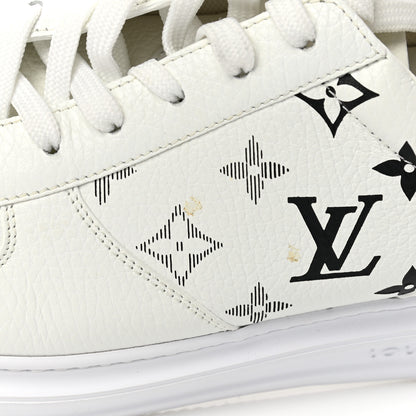 Louis Vuitton Calfskin Monogram Luxembourg Sneakers 9 White 10 of 11