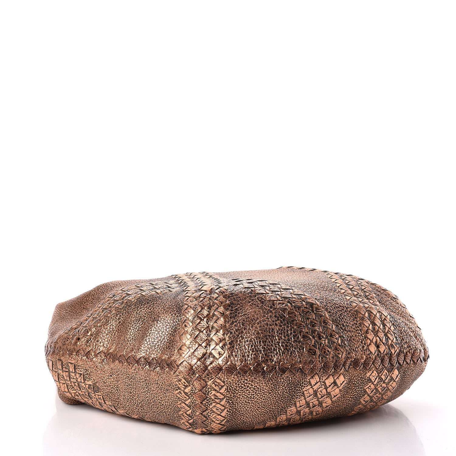 Bottega Veneta Metallic Cervo Deerskin Large Hobo Rame Ossidato 4 of 11