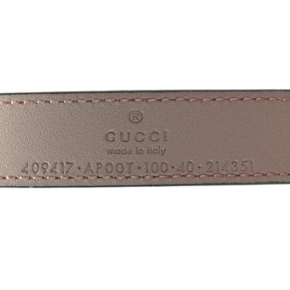 Gucci Calfskin Double G 20mm Belt 100 40 Porcelain Rose 5 of 5