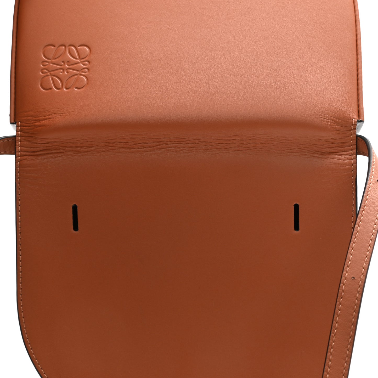 Soft Calfskin Small Heel Bag Tan