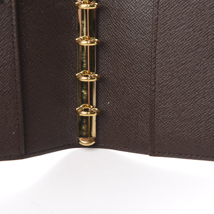 Louis Vuitton Damier Ebene Small Ring Agenda Cover 10 of 11