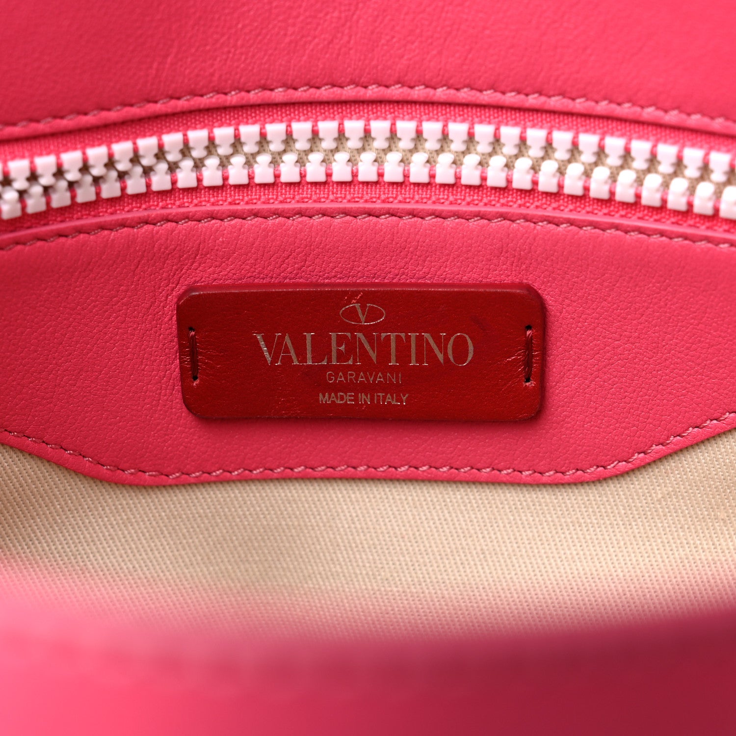 Valentino Garavani Vitello Colorblock Free Rockstud Top Handle Shoulder Bag Pink Optic White 6 of 16