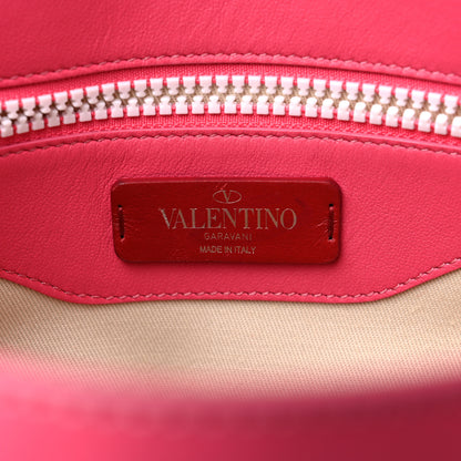Valentino Garavani Vitello Colorblock Free Rockstud Top Handle Shoulder Bag Pink Optic White 6 of 16