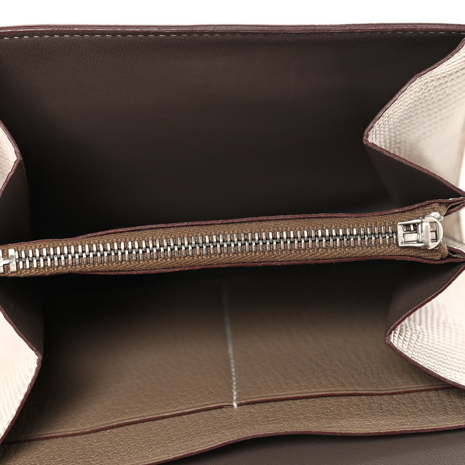 Hermes Lizard Niloticus Constance Short Wallet Ficelle 5 of 8