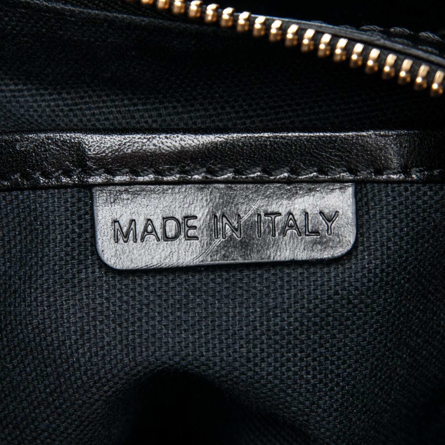 House Check Bridle Calfskin Medium Gosford Hobo Black