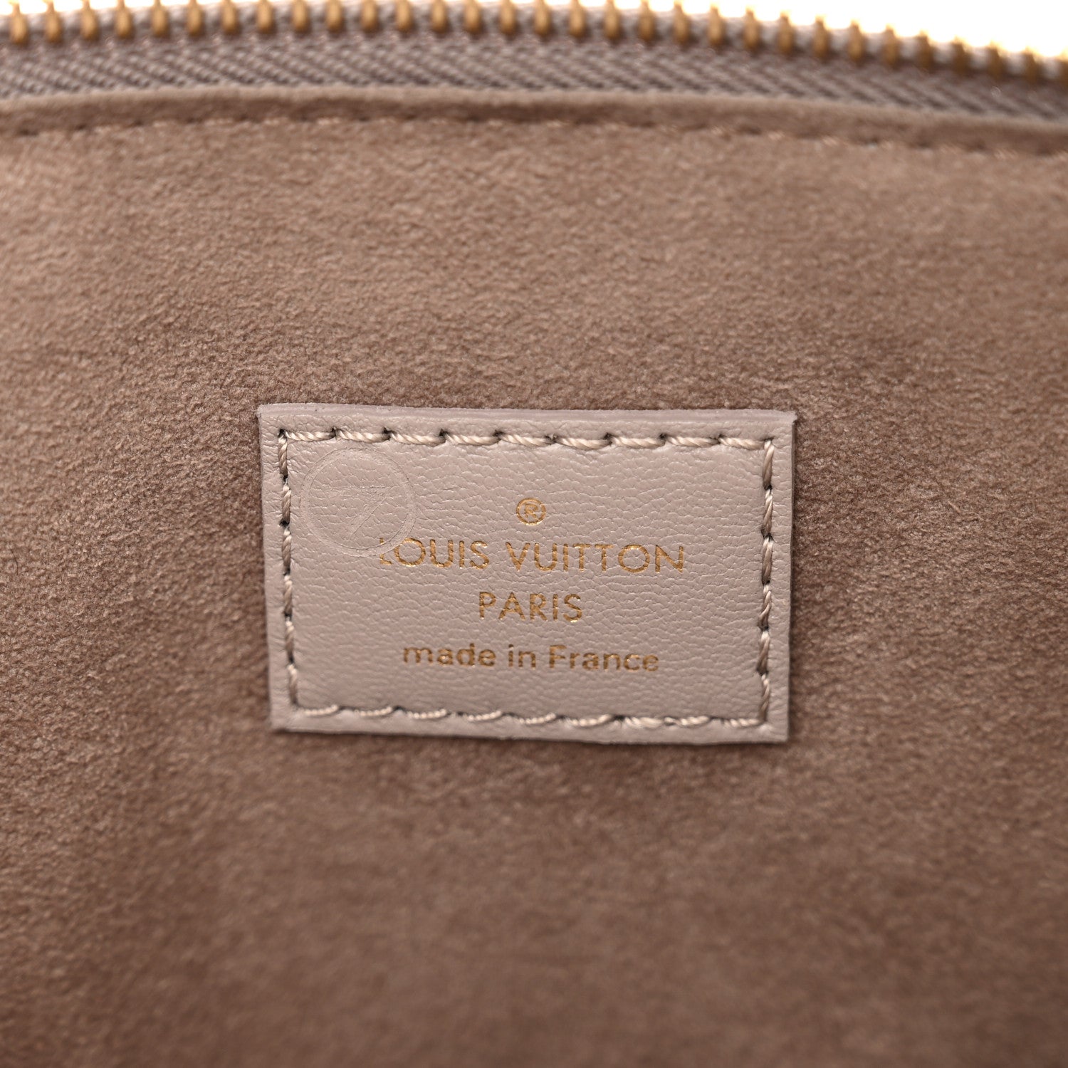 Louis Vuitton Lambskin Embossed Monogram Coussin PM Grey 7 of 10
