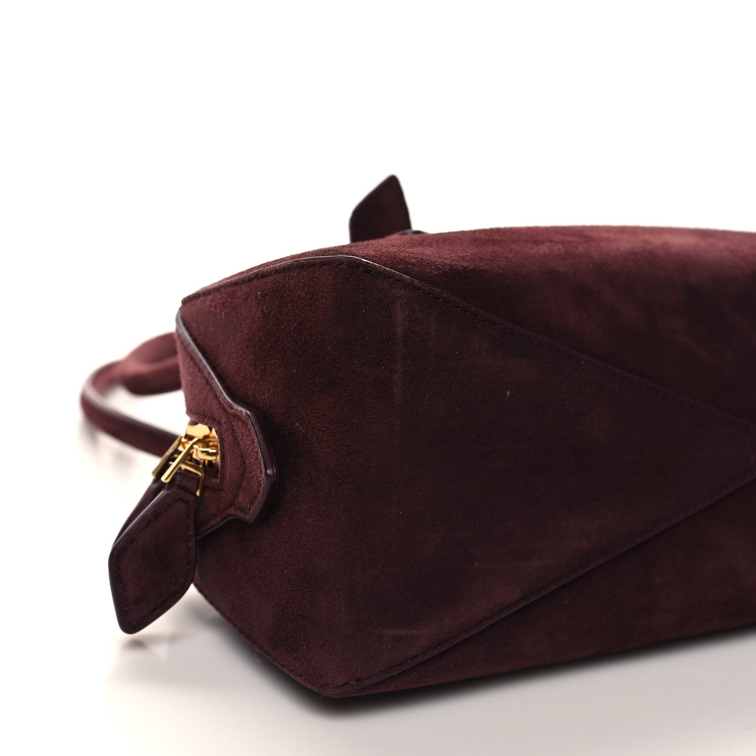 Alaia Suede Goatskin Medium Le Teckel Bag Rouge Grenat 9 of 11