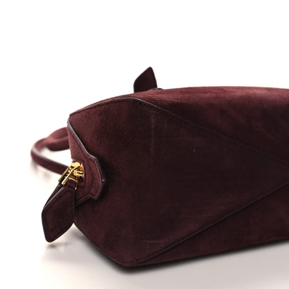Alaia Suede Goatskin Medium Le Teckel Bag Rouge Grenat 9 of 11