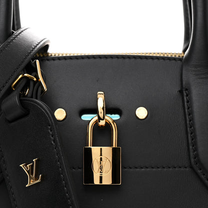 Louis Vuitton Calfskin City Steamer MM Black 7 of 9