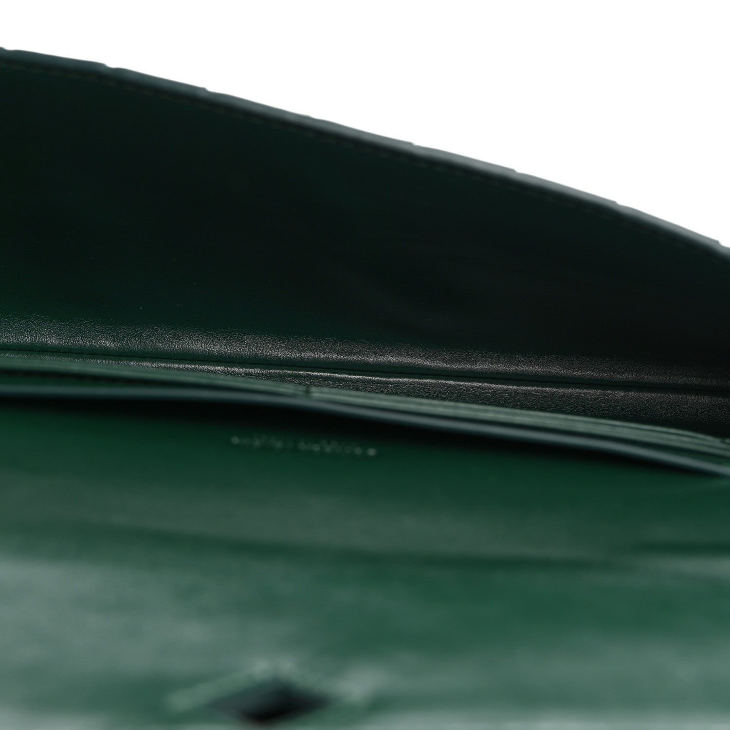 Bottega Veneta Nappa Intrecciato Long Andiamo Top Handle Clutch Emerald Green 5 of 7