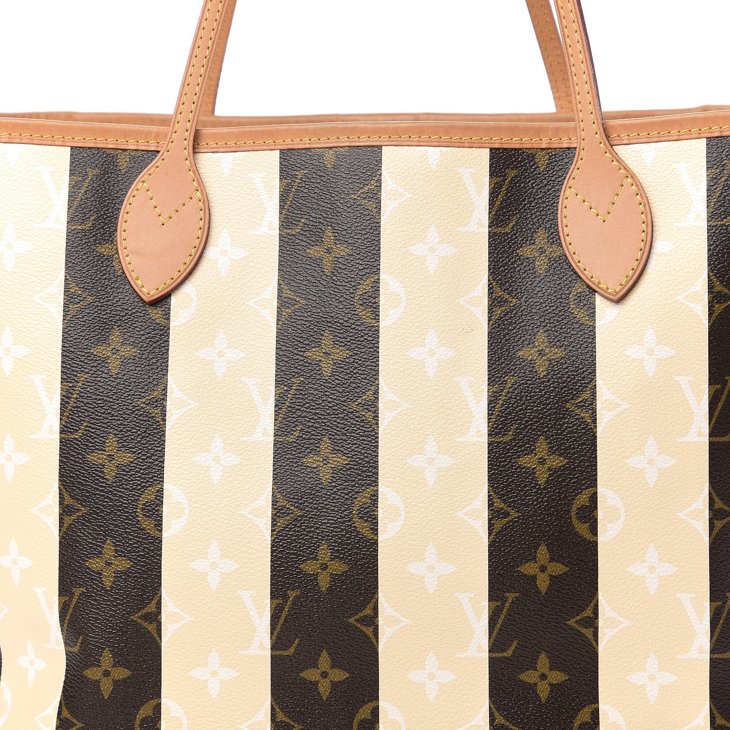 Louis Vuitton Monogram Rayures Neverfull MM 9 of 13