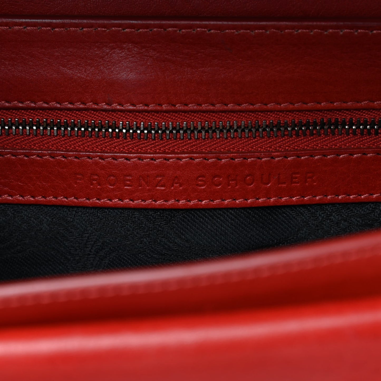 Calfskin Mini PS11 Classic Shoulder Bag Red