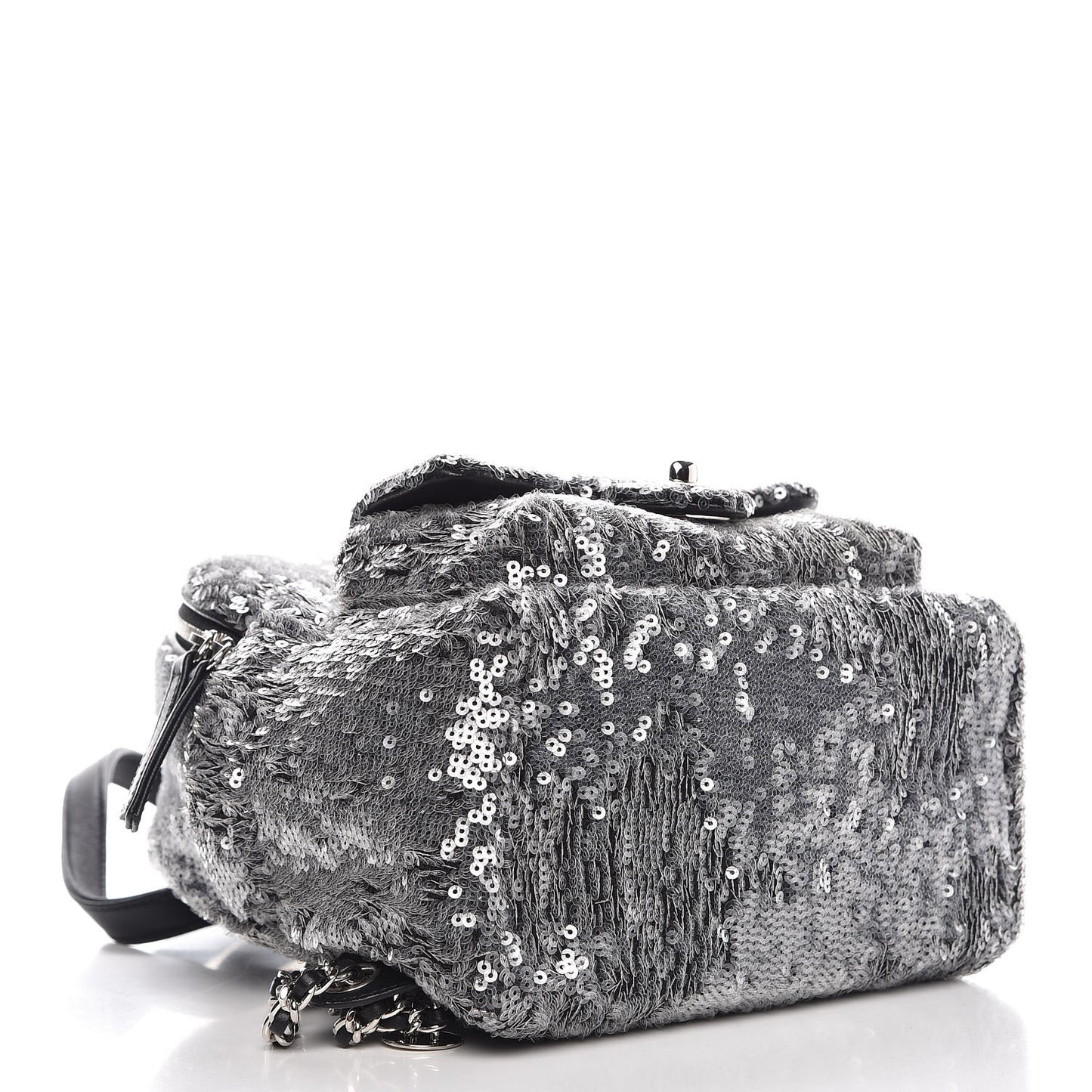 Sequin Waterfall Backpack Grey