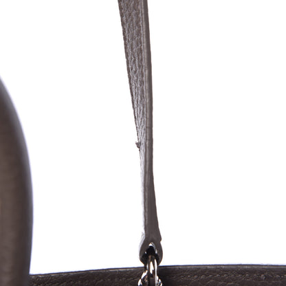 Saint Laurent Grained Calfskin Small Sac De Jour Fog 22 of 26