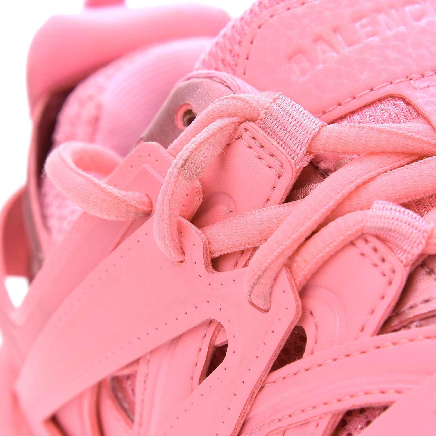 Balenciaga Mesh Nylon Womens Track Sneakers 37 Pink 16 of 21