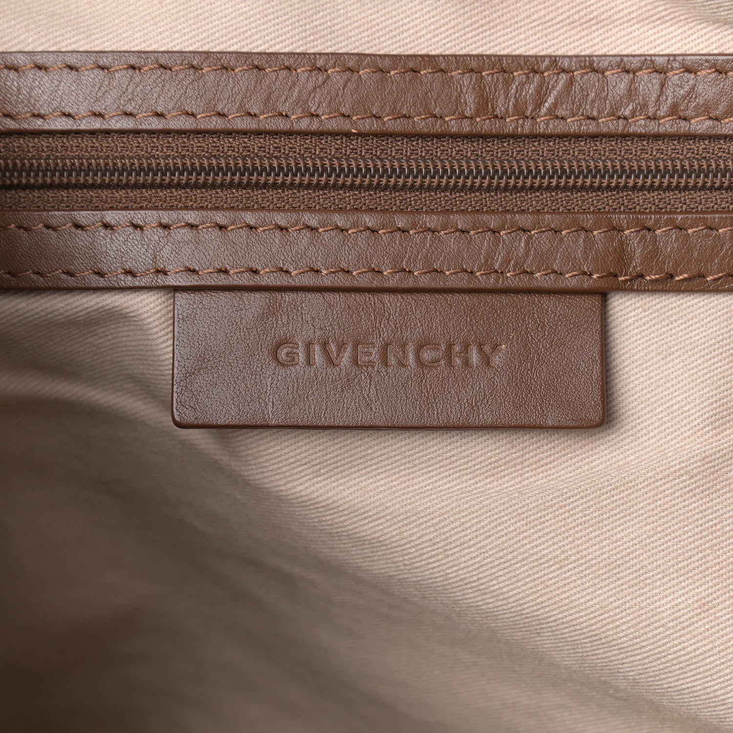 Givenchy Lambskin Satchel Brown 5 of 13