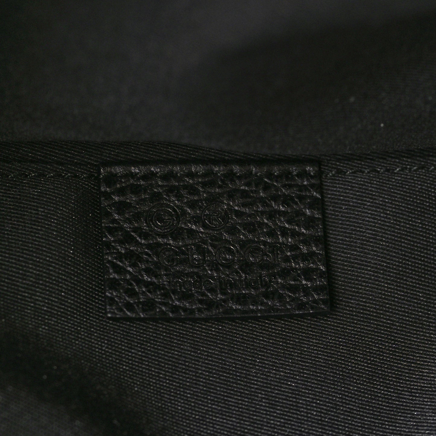 Nylon Monogram Fanny Pack Belt Bag Black