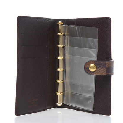 Louis Vuitton Damier Ebene Small Ring Agenda Cover 5 of 7