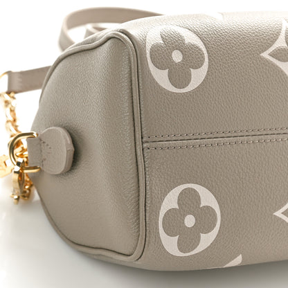 Louis Vuitton Empreinte Monogram Giant Speedy Bandouliere 20 Creme Beige 8 of 10