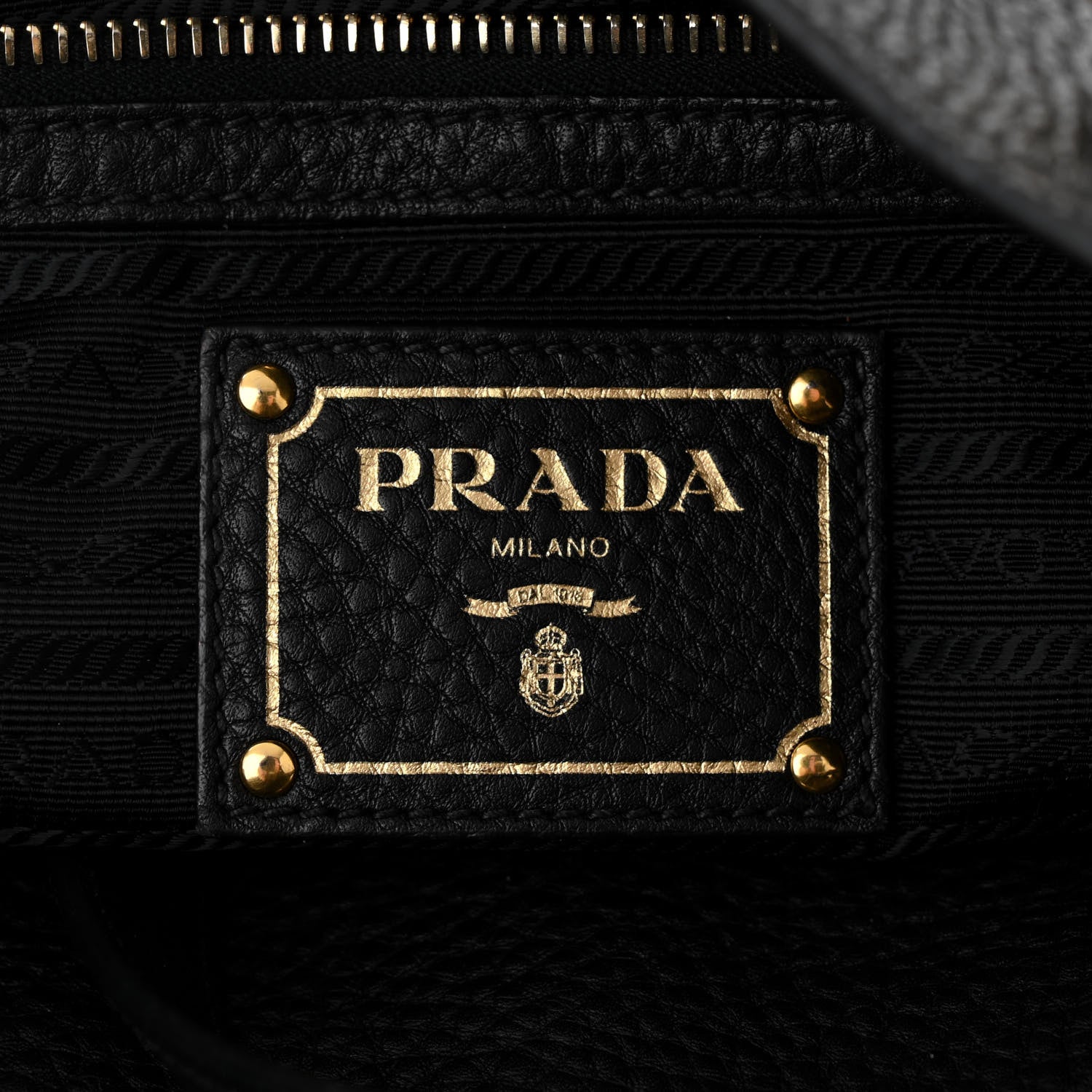 Prada Vitello Daino Tote Daino Tote Black 6 of 10