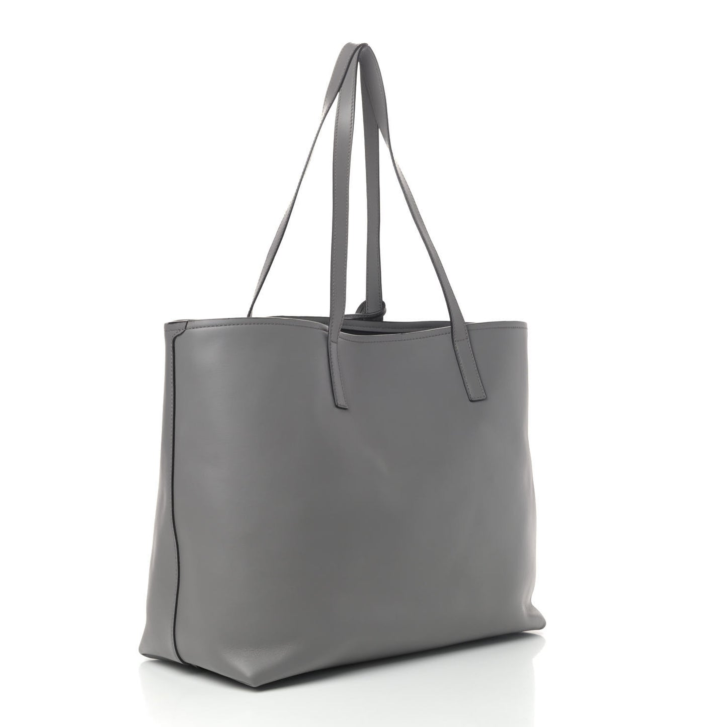 City Calfskin Shopping Tote Marmo