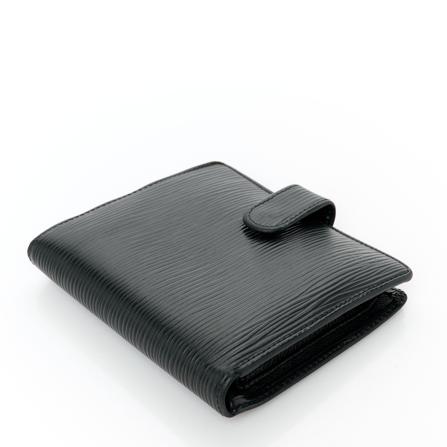 Louis Vuitton Epi Porte-Billets Compact Wallet Black 4 of 8