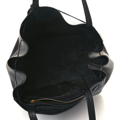Celine Soft Grained Calfskin Small Belt Cabas Black 4 of 10