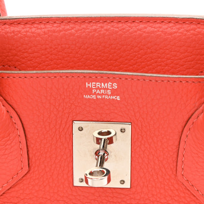 Hermes Taurillon Clemence Birkin 30 Rose Jaipur 6 of 10