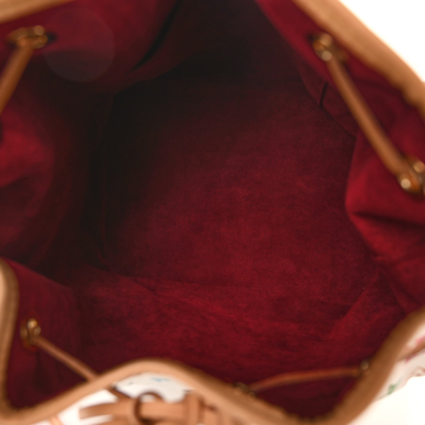 LOUIS VUITTON Monogram Multicolor Petit Noe White