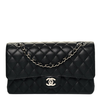 Chanel Caviar Quilted Medium Double Flap Black 1 of 9