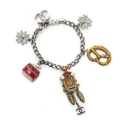 Chanel Enamel CC Paris Salzburg Charm Bracelet 1 of 3