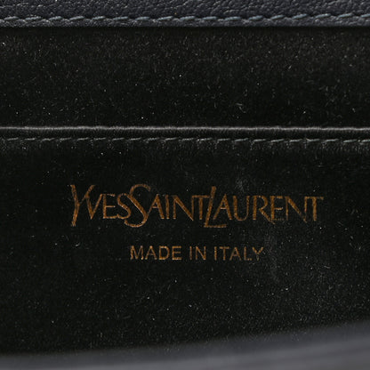Saint Laurent Calfskin Monogram Large Belle De Jour Clutch Black 5 of 7