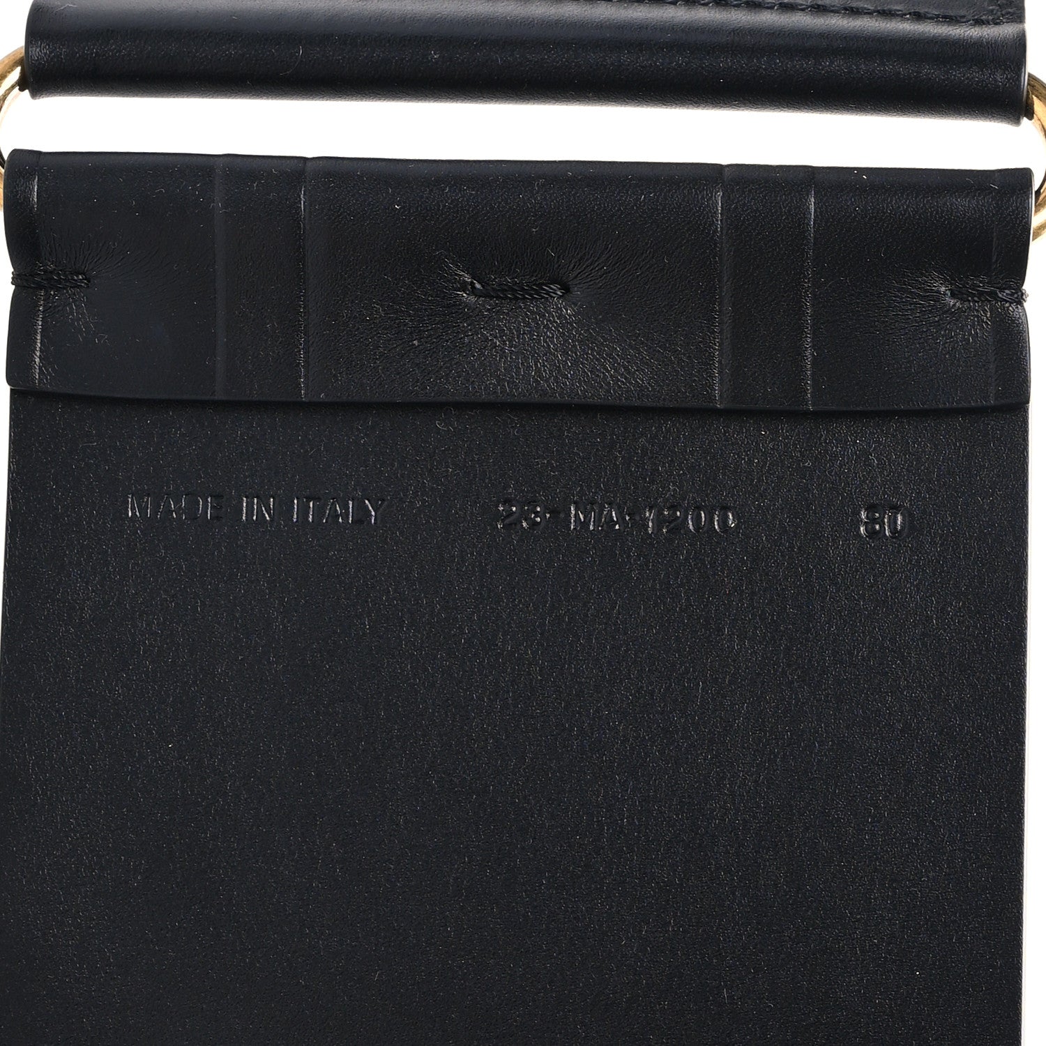 Christian Dior Calfskin D Waist Large Belt 80 Black 4 of 4