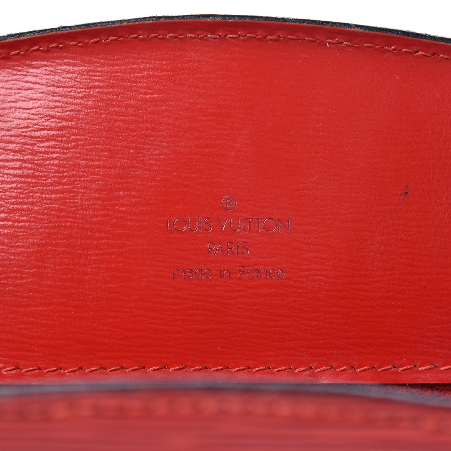 Louis Vuitton Epi Cluny Castillan Red 6 of 13
