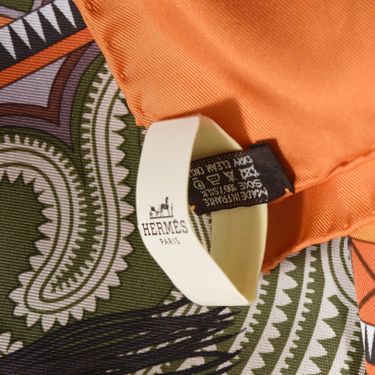 Silk Cent Plis De Miao Scarf 90 Terracotta Loden